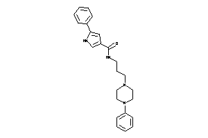 5-phenyl-N-[3-(4-phenylpiperazino)propyl]-1H-pyrrole-3-carboxamide