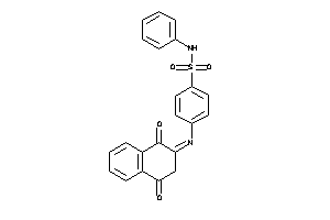 Image of 4-[(1,4-diketotetralin-2-ylidene)amino]-N-phenyl-benzenesulfonamide