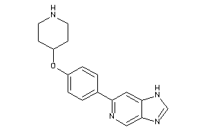6-[4-(4-piperidyloxy)phenyl]-1H-imidazo[4,5-c]pyridine