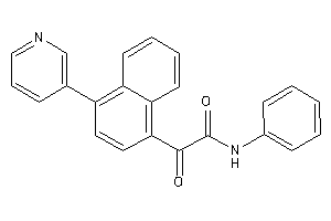 2-keto-N-phenyl-2-[4-(3-pyridyl)-1-naphthyl]acetamide