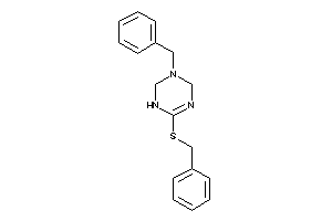 3-benzyl-6-(benzylthio)-2,4-dihydro-1H-s-triazine