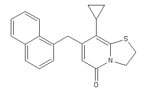 8-cyclopropyl-7-(1-naphthylmethyl)-2,3-dihydrothiazolo[3,2-a]pyridin-5-one