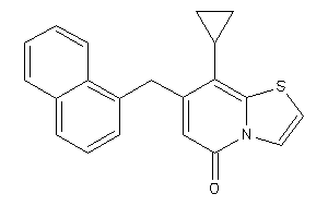 8-cyclopropyl-7-(1-naphthylmethyl)thiazolo[3,2-a]pyridin-5-one