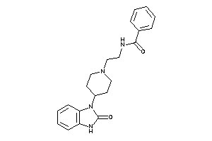 N-[2-[4-(2-keto-3H-benzimidazol-1-yl)piperidino]ethyl]benzamide