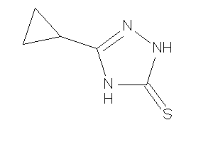 3-cyclopropyl-1,4-dihydro-1,2,4-triazole-5-thione