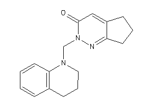 2-(3,4-dihydro-2H-quinolin-1-ylmethyl)-6,7-dihydro-5H-cyclopenta[c]pyridazin-3-one
