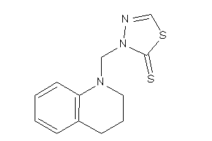 3-(3,4-dihydro-2H-quinolin-1-ylmethyl)-1,3,4-thiadiazole-2-thione