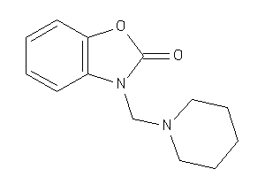 3-(piperidinomethyl)-1,3-benzoxazol-2-one