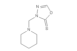 3-(piperidinomethyl)-1,3,4-oxadiazole-2-thione