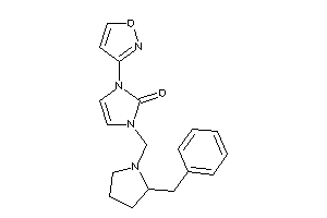 Image of 1-[(2-benzylpyrrolidino)methyl]-3-isoxazol-3-yl-4-imidazolin-2-one
