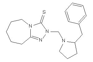 Image of 2-[(2-benzylpyrrolidino)methyl]-6,7,8,9-tetrahydro-5H-[1,2,4]triazolo[4,3-a]azepine-3-thione
