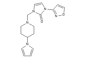 Image of 1-isoxazol-3-yl-3-[(4-pyrrol-1-ylpiperidino)methyl]-4-imidazolin-2-one