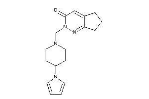 2-[(4-pyrrol-1-ylpiperidino)methyl]-6,7-dihydro-5H-cyclopenta[c]pyridazin-3-one