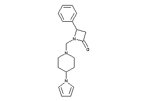 Image of 4-phenyl-1-[(4-pyrrol-1-ylpiperidino)methyl]azetidin-2-one