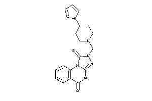 2-[(4-pyrrol-1-ylpiperidino)methyl]-1-thioxo-4H-[1,2,4]triazolo[4,3-a]quinazolin-5-one