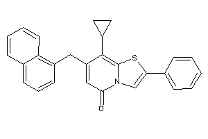 Image of 8-cyclopropyl-7-(1-naphthylmethyl)-2-phenyl-thiazolo[3,2-a]pyridin-5-one
