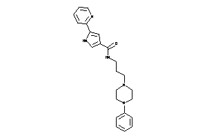 N-[3-(4-phenylpiperazino)propyl]-5-(2-pyridyl)-1H-pyrrole-3-carboxamide