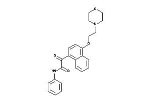 2-keto-2-[4-(2-morpholinoethoxy)-1-naphthyl]-N-phenyl-acetamide