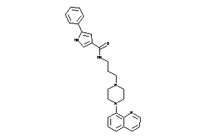 5-phenyl-N-[3-[4-(8-quinolyl)piperazino]propyl]-1H-pyrrole-3-carboxamide