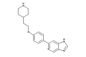 Image of 6-[4-[2-(4-piperidyl)ethoxy]phenyl]-1H-imidazo[4,5-c]pyridine