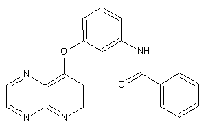 Image of N-(3-pyrido[2,3-b]pyrazin-8-yloxyphenyl)benzamide