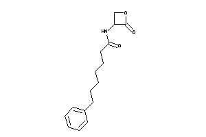 N-(2-ketooxetan-3-yl)-7-phenyl-enanthamide