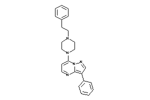 7-(4-phenethylpiperazino)-3-phenyl-pyrazolo[1,5-a]pyrimidine