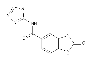 2-keto-N-(1,3,4-thiadiazol-2-yl)-1,3-dihydrobenzimidazole-5-carboxamide