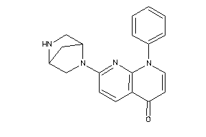7-(2,5-diazabicyclo[2.2.1]heptan-5-yl)-1-phenyl-1,8-naphthyridin-4-one