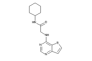 Image of N-cyclohexyl-2-(thieno[3,2-d]pyrimidin-4-ylamino)acetamide