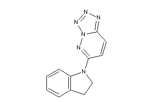 6-indolin-1-yltetrazolo[5,1-f]pyridazine