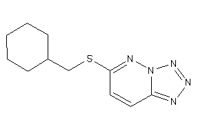 6-(cyclohexylmethylthio)tetrazolo[5,1-f]pyridazine