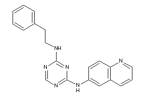 Phenethyl-[4-(6-quinolylamino)-s-triazin-2-yl]amine