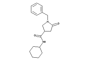 1-benzyl-N-cyclohexyl-5-keto-pyrrolidine-3-carboxamide