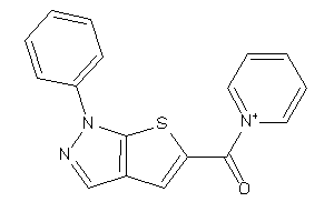 (1-phenylthieno[2,3-c]pyrazol-5-yl)-pyridin-1-ium-1-yl-methanone
