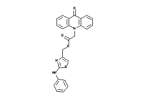 Image of 2-(9-ketoacridin-10-yl)acetic Acid (2-anilinothiazol-4-yl)methyl Ester