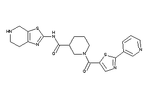 1-[2-(3-pyridyl)thiazole-5-carbonyl]-N-(4,5,6,7-tetrahydrothiazolo[5,4-c]pyridin-2-yl)nipecotamide