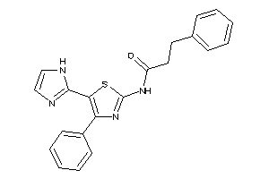 Image of N-[5-(1H-imidazol-2-yl)-4-phenyl-thiazol-2-yl]-3-phenyl-propionamide