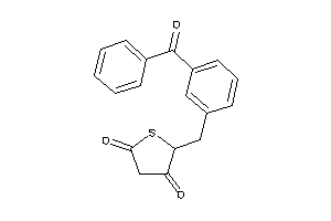 5-(3-benzoylbenzyl)tetrahydrothiophene-2,4-quinone
