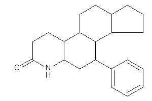 4-phenyl-1,2,3,3a,3b,4,5,5a,6,8,9,9a,9b,10,11,11a-hexadecahydroindeno[5,4-f]quinolin-7-one