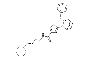 Image of 2-(5-benzyl-7-oxabicyclo[2.2.1]heptan-6-yl)-N-(4-cyclohexylbutyl)oxazole-4-carboxamide