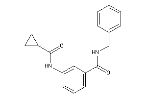 N-benzyl-3-(cyclopropanecarbonylamino)benzamide