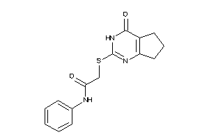 2-[(4-keto-3,5,6,7-tetrahydrocyclopenta[d]pyrimidin-2-yl)thio]-N-phenyl-acetamide