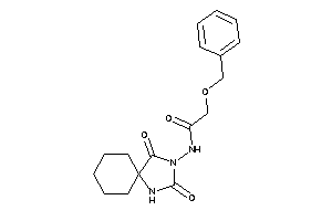 2-benzoxy-N-(2,4-diketo-1,3-diazaspiro[4.5]decan-3-yl)acetamide