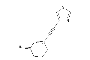 [3-(2-thiazol-4-ylethynyl)cyclohex-2-en-1-ylidene]amine
