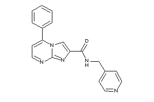 Image of 5-phenyl-N-(4-pyridylmethyl)imidazo[1,2-a]pyrimidine-2-carboxamide