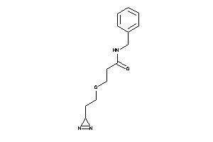 N-benzyl-3-[2-(3H-diazirin-3-yl)ethoxy]propionamide