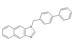 3-(4-phenylbenzyl)benzo[f]benzimidazole