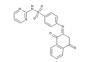 Image of 4-[(1,4-diketotetralin-2-ylidene)amino]-N-(2-pyrimidyl)benzenesulfonamide