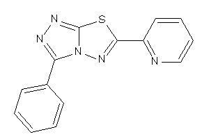 3-phenyl-6-(2-pyridyl)-[1,2,4]triazolo[3,4-b][1,3,4]thiadiazole